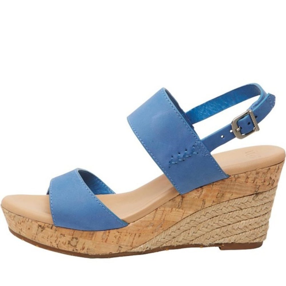 UGG Elena Wedge Blue Size 7